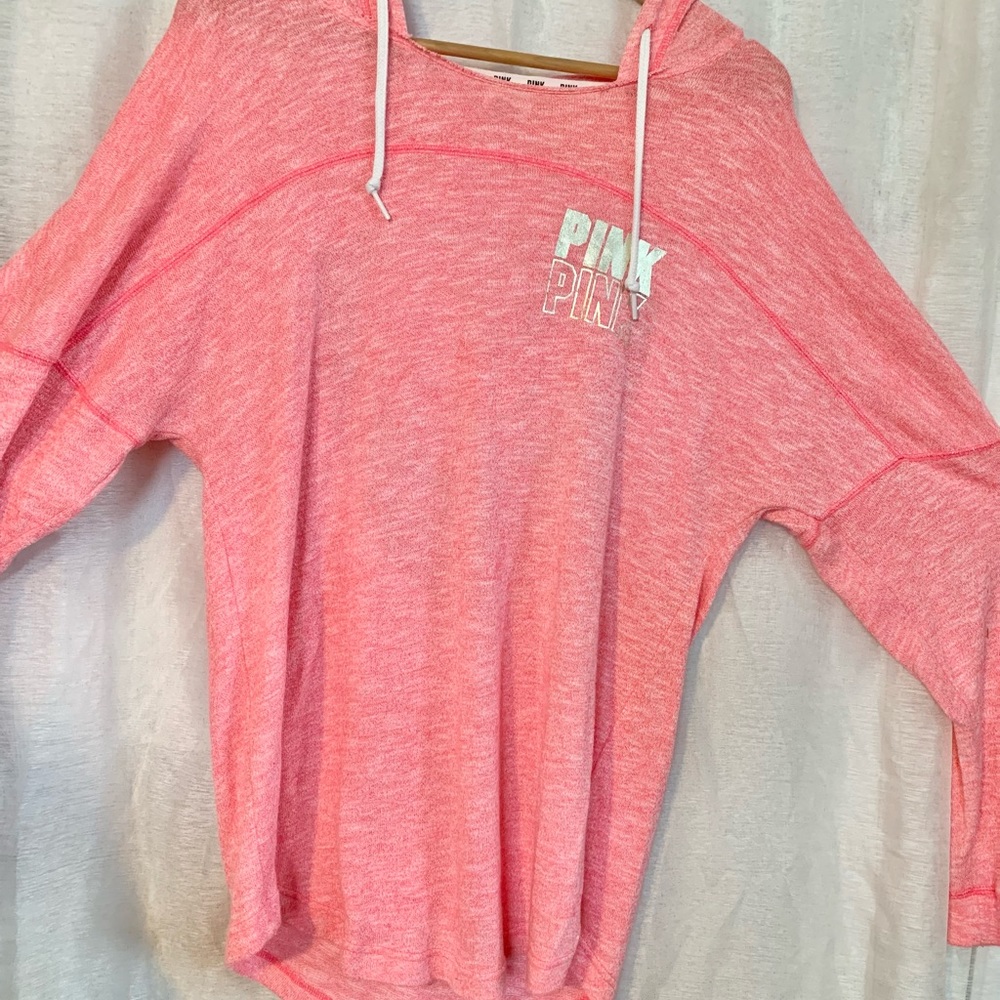 PINK sweater- open back